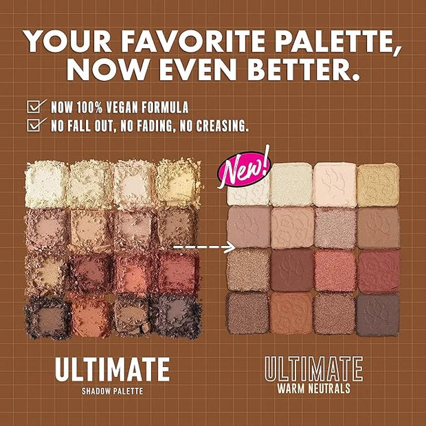 NYX PROFESSIONAL MAKEUP, Ultimate Shadow Palette, Eyeshadow Palette - Warm Neutrals - Product Image