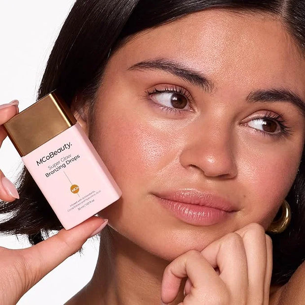 MCoBeauty Super Glow Bronzing Drops, Sun-Kissed Glow for Hydrated Radiance, Vegan, Cruelty Free Cosmetics - Product Image