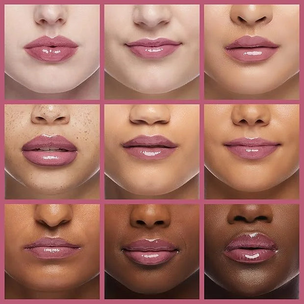 Nicole Miller Lip Gloss Collection Shimmery Glosses for Women and Girls Long Lasting Color Set with Rich Varied Colors, Pi...
