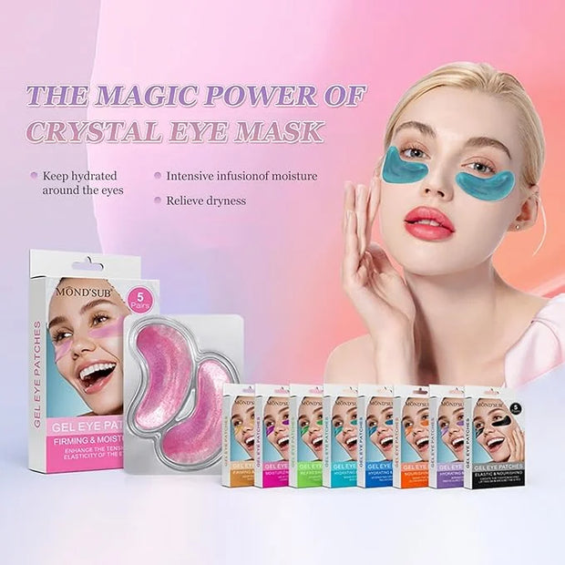 MOND'SUB Premium Under Eye Patches, Gel Eye Patches Hydrating & Refresh for Puffy Eyes, Under Eye Bags & Dark Circles, Nat...