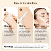 Dermaplaning Razor for Face - 10 Blade Refills, Dermaplaning Tool for Face Help Exfoliate and Smooth Skin, Easy-to-Use Fac...