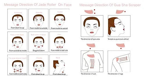 Jade Roller for Face –Rose Quartz Face Roller and Gua Sha Set for Skincare,Und #11 - Product Image