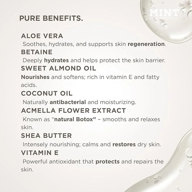 MINT Lip & Eye Serum (15 ml) – Anti-Aging Treatment with Jambú Extract, Betaine & Vitamin E – 96% Natural Ingredients – Ve...