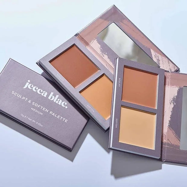 Jecca Blac Sculpt and Soften Contour Palette, Creamy 12g