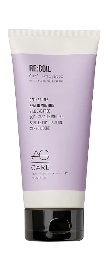AG Care Re:Coil Curl Activator Curl Cream with Keratin Amino Acids - Ultra-Nourishing Curly Hair Cream for Defined, Health...