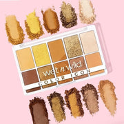 wet n wild Color Icon 10-Pan Eyeshadow Makeup Palette, Yellow Call Me Sunshine, Long Lasting, Shimmer, Metallic, Glittery,...