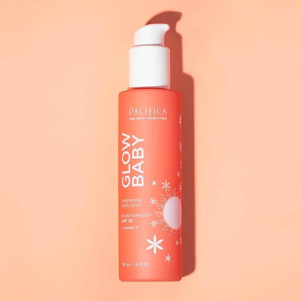 Pacifica Glow Baby Vitamin C SPF 30 Body Lotion – Brightening Daily Moisturizer + Broad Spectrum Sun Protection, Hydrating...
