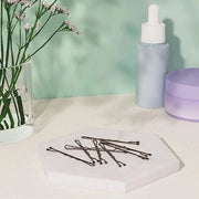 Amazon Basics Bobby Pins, Browth Hair Pins for all Hair types, 48 Count - Product Image