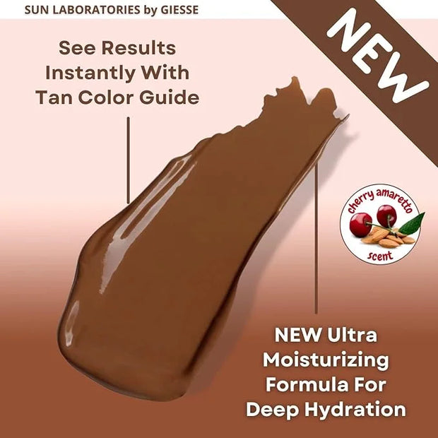 Sun Laboratories By Giesee Ultra Dark Self Tanning Lotion 32 oz - Organic Sunless Tanning Lotion, Extra Dark Self Tanner, ...