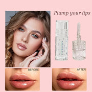 Hydrating Lip Glow Oil Set, Plumping Lip Oil Moisturizing Nourishing Shiny No-Sticky Transparent Tinted Lip Gloss Balm, Na...