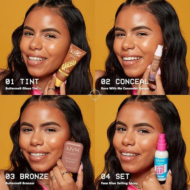 NYX PROFESSIONAL MAKEUP Buttermelt Glaze Soft Glow Skin Tint + SPF 30, Up To 12HR Wear, 05 Chai Butta - Product Image