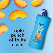 Suave Kids 3-in-1 Tear Free, Body Wash, Shampoo and Conditioners, Dermartologist Tested, Peach Pal, 28 Oz Pack of 4 - Prod...