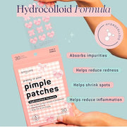 SpaLife PRETTY IN PINK UNDEREYE MASK & PIMPLE PATCH DUO – Hydrogel Undereye Patches for Dark Circles, Puffy Eyes – Hydroco...