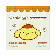 The Crème Shop x Sanrio Pompompurin Golden Dream Eyeshadow Palette: 9 Shades Matte Shimmer Metallic Extended Wear Pigmente...