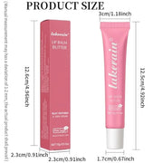 Tinted Lip Butter Balm - Tinted Moisture Gel Lip Gloss | Hydrating Glow Tinted Lip Care | Tinted Lip Stain (Pink sugar, 06...