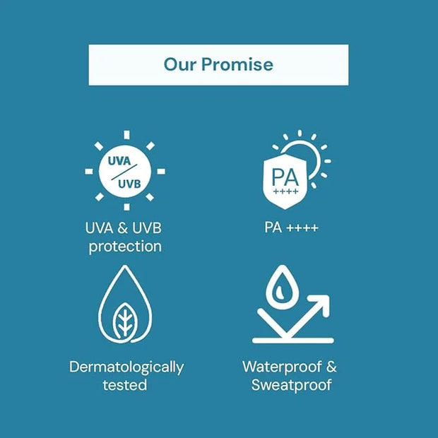Sunscreen Lotion with SPF 50 & PA++++ | Broad Spectrum Protection with Anti Tan Formula | Non Greasy, Water & Sweat Proof ...