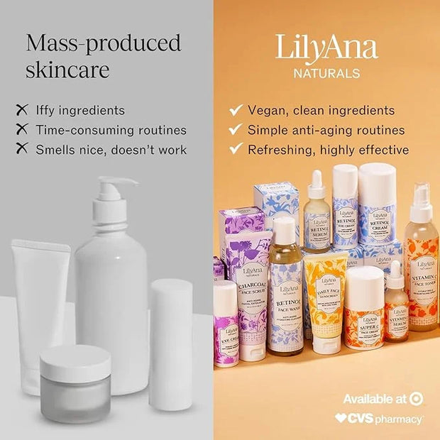LilyAna Naturals Face and Neck Moisturizer for Women and Men - Moisturizer Face and Neck Cream for Dry Skin and Dark Spot ...