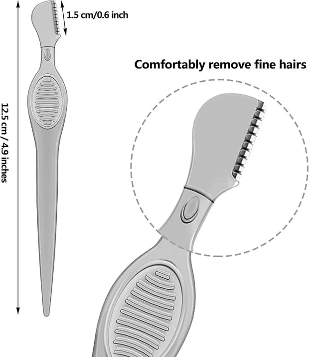 Mudder 28 Pcs Eyebrow Razor Knife Shaver Trimmer Shaver Multipurpose Exfoliating Tool Facial Hair Removal for Women Valent...