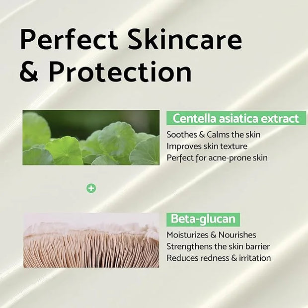 IUNIK Centella Calming Moisture Daily Sunscreen SPF 50+ PA++++ Matte & No White Cast Centella Asiatica w/ Calendula Cleans...