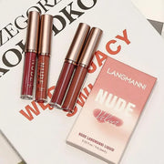Mini Matte Lip Glaze Set, 16Pcs Liquid Lip Gloss with Gift Box, Rose Nude Red Lip Gloss Lip Stain Long Lasting Waterproof ...