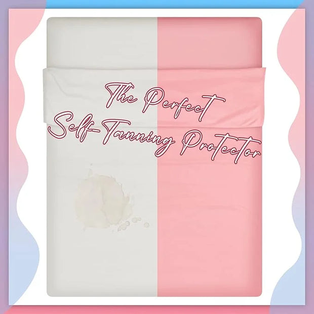 Irenare 2 Pcs Self Tanning Sleep Sack Self Tanning Sheets Protector Self Tan Sleep Bag Protect Sheets from Self Tanner Tra...