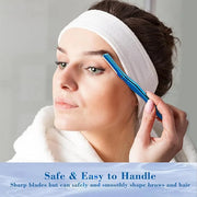 Dermaplane Razor for Women Face with 6 Refill Blades, Dermaplaning Tool Face Razors for Removes Facial Hair, Peach Fuzz, R...