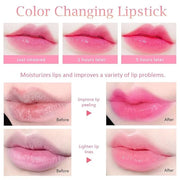 evpct 3Pcs Peach Aloe Vera Avocado Mini Clear Color Changing Lip Oil Tinted Lip Gloss Set for Women Girls Lip Balm Tint St...