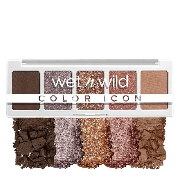 wet n wild Color Icon Eyeshadow Makeup 5 Pan Palette, Matte, Shimmer, Metallic, Long Wearing, Rich Buttery Pigment, Cruelt...
