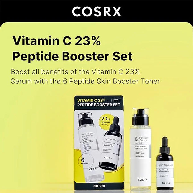COSRX Vitamin C 23% Peptide Booster Set - Amazon Exclusive - Korean Skin Care, Gift Sets, Vitamin C Serum, Face Serum - Pr...