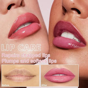 6 PCS Hydrating Lip Oil, Big Brush Head Lip Glaze Shiny Transparent Lip Glow Oil, Nourishing & Non-sticky Long Lasting Fre...