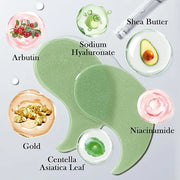 Avocado Golden Under Eye Mask Skincare 60 Pairs Set, Moisturizing Non-greasy Under Eye Patches for Women and Men, Travel S...