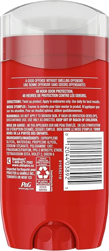 Old Spice Deodorant Stick, Pure Sport High Endurance, 3.0 oz - Product Image