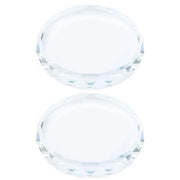 2PCS Nail Art Painting Color Toning Glass Board,