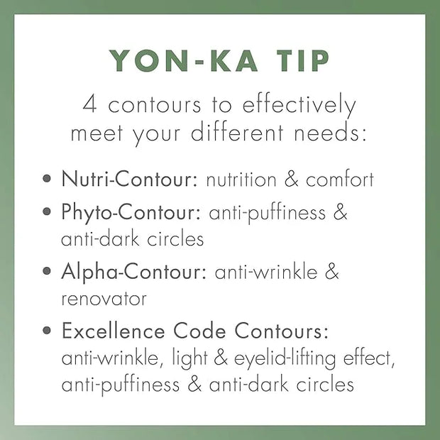 Yon-Ka Excellence Code Creme and Excellence Code Contours Eye Cream Set, Specialized Anti-Aging Cream for Face, Eyes and L...