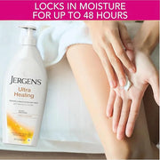 Jergens Ultra Healing Dry Skin Lotion, Hand and Body Moisturizer for Quick Absorption into Extra Dry Skin with Hydralucenc...
