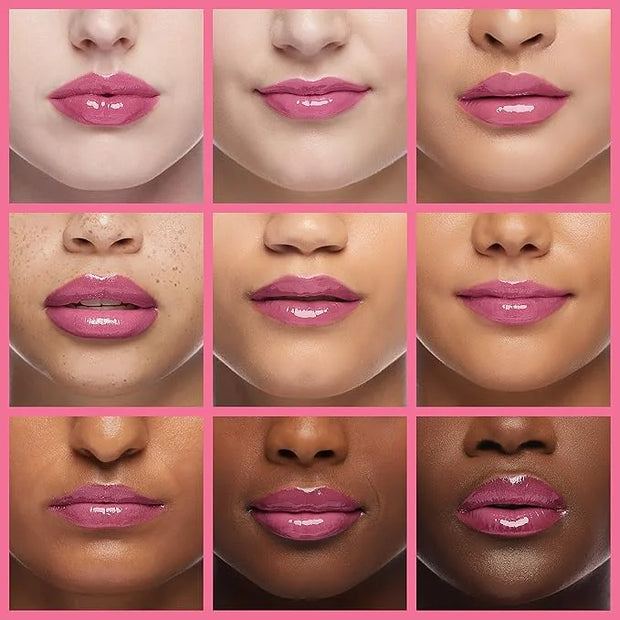 Hydrating Plumping Lip Oil Lip Gloss Lip Balm Lip Care Transparent Toot Lip Oil, Tinted Sheer Color Liquid Lip Oil Moistur...