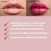 Just Glow Skincare & Beauty Magic Lips Color Changing Lip Gloss - Color Changing Lip Oil - Non-sticky, Hydrating, Moisturi...
