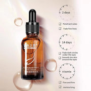 BLUE LOVE 1PC Astaxanthin Eye Serum - Reduces Dark Circles & Puffiness, Anti-Aging Formula Targets Wrinkles, Hydrating for...
