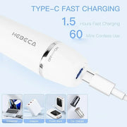 Nose Hair Trimmer for Women and Men, 3-in-1 Electric Facial Hair Removal Rechargeable Portble Waterproof Face Shaver Razor...