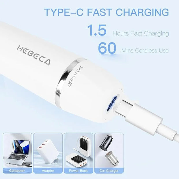 Nose Hair Trimmer for Women and Men, 3-in-1 Electric Facial Hair Removal Rechargeable Portble Waterproof Face Shaver Razor...