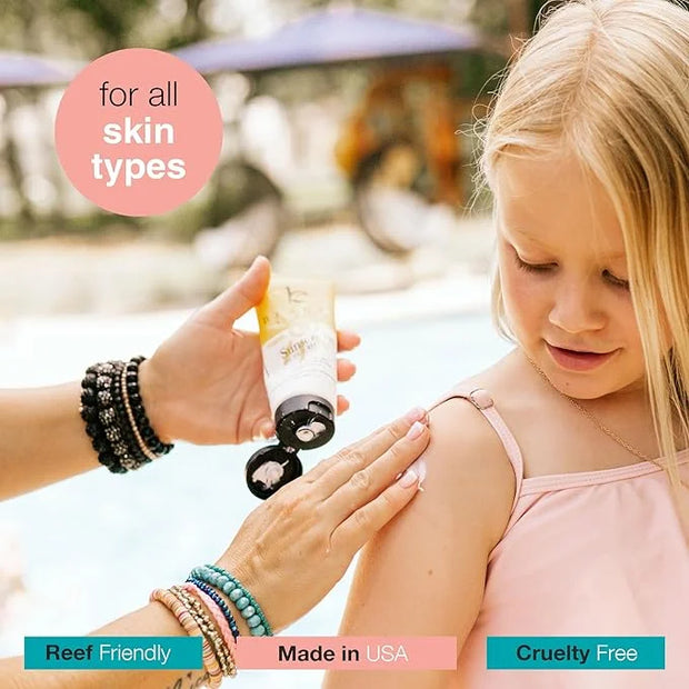 Mineral Sunscreen SPF 25 - Zinc Oxide Sunscreen, Baby Sunscreen, Kids Sunscreen, Reef Friendly Sunscreen, Sun Screen With ...