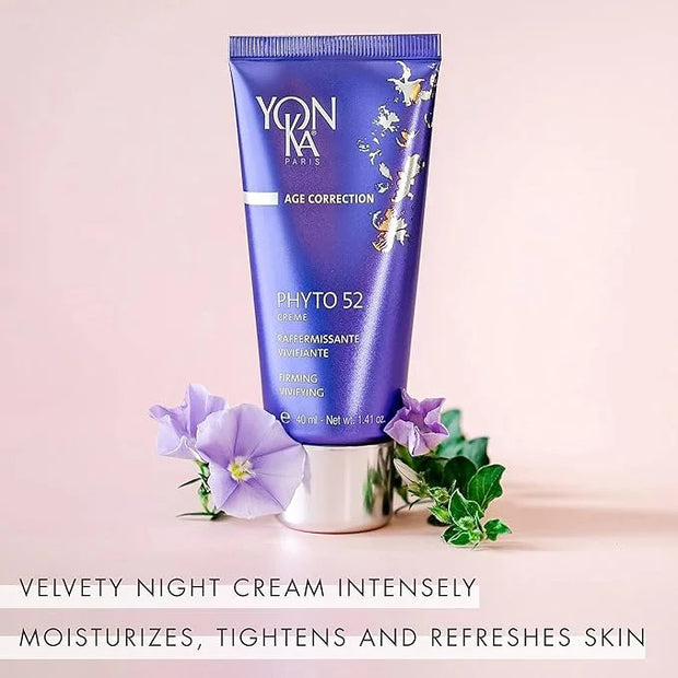 Yon-Ka Phyto-Contour, Phyto 52 Skin Firming Set, Under Eye Cream for Dark Circles, Facial Moisturizer and Night Cream to T...
