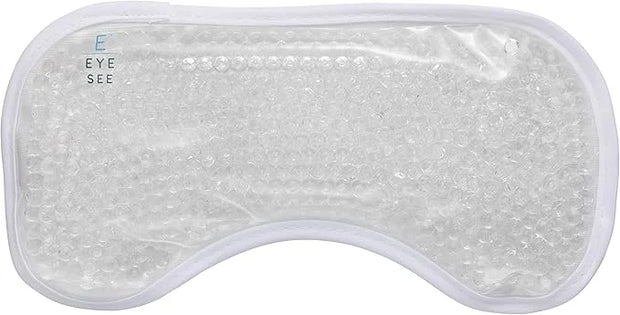 Eye See Plush Gel Eye Mask for Puffy Eyes, White - Cold Eye mask to Treat Dark Circles, Sinuses, Dry Eyes, and for Allergy...