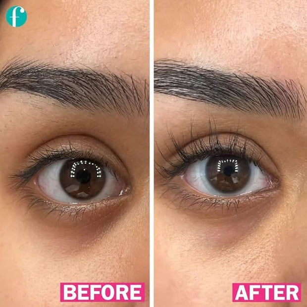 fLASH Eyelash Serum for Long, Curled Natural Lashes - Enhances & Strengthens, Safe & Effective Formula for Contact Wearers...