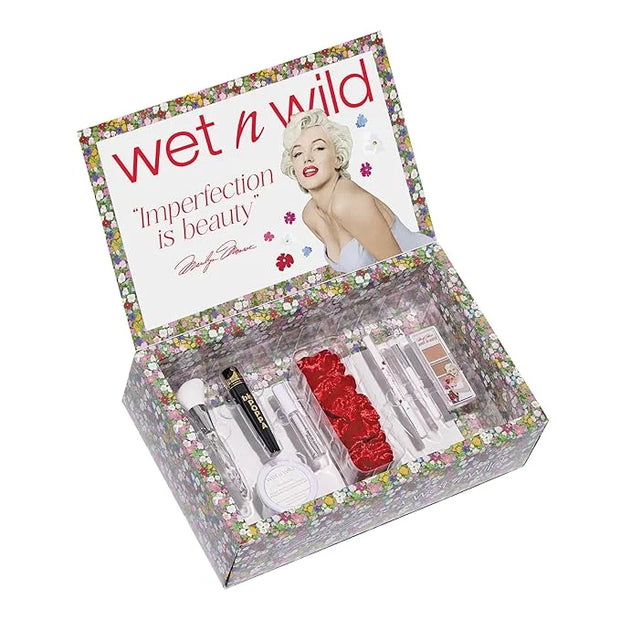 wet n wild Marilyn Monroe Collection PR Box - Makeup Set with Versatile Brushes, Buildable & Blendable Palettes, Vibrant C...