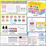 Jcoos Lip Gloss Making Kit, 73PCS Fun Make Your Own Lip Gloss Kit Kids, Beginner, Lipgloss Sets for Girls, DIY Lipstick Se...
