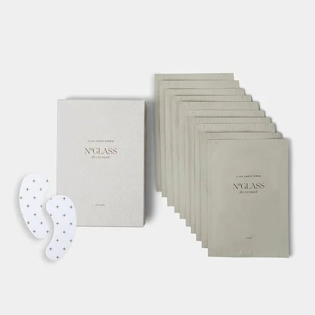 '+ Lux Unfiltered Cooling Under Eye Patches - Anti-Slip Caffeine Inflused Korean Eye Mask - Reduces Puffiness, Brightens, ...