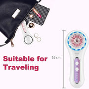 Face Scrubber Exfoliator,Facial Cleansing Brush Rechargeable IPX7 Waterproof with 5 Brush Heads,Electric Face Spin Brush f...