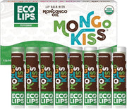 Mongo Kiss USDA Organic Lip Balm Set 8-pack (0.15 oz. each) with Mongongo Oil & Cocoa Butter to Moisturize Chapped Lips | ...