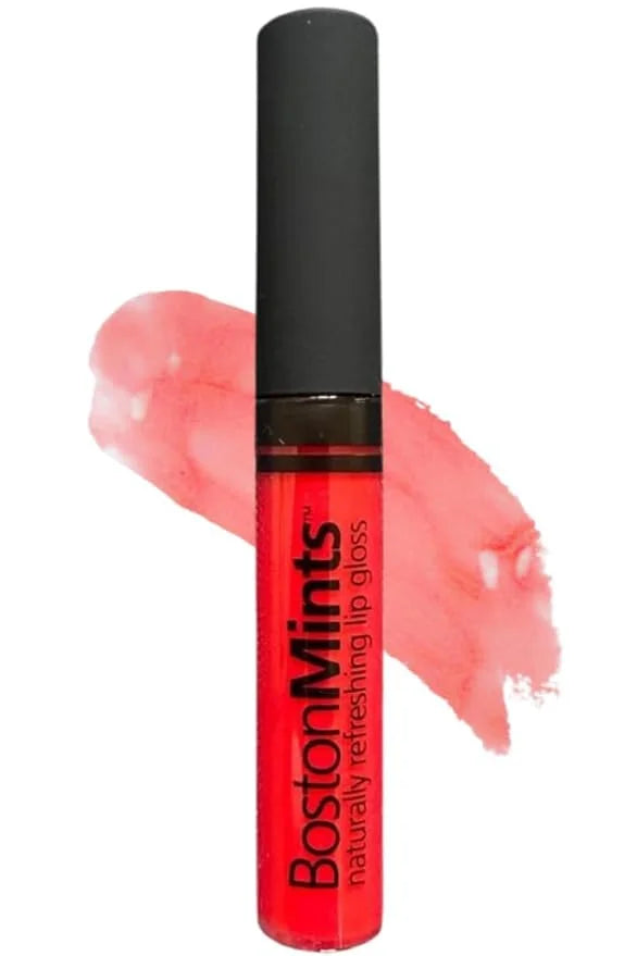 Charlestown Cherri Lip Gloss (.25oz) - Naturally Refreshing Vegan Lip Gloss with Aloe, Vitamins C & E, Spearmint Extract -...